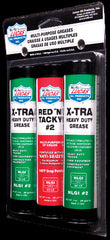 Lucas OIL 3oz.Grease Combo Pack (2) X-tra HD, (1) Red N Tacky 10315