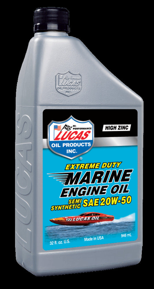 Lucas OIL Marine Semi-Synthetic SAE 20W-50 Engine Oil 10654