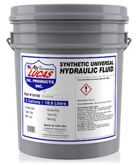 Lucas Oil Synthetic Universal Hydraulic Fluid 5Gal. Pail 20100