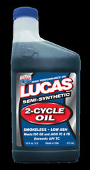 Lucas OIL Semi-Synthetic 2-Cycle Oil (16 OZ) 20120