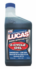 Lucas OIL Semi-Synthetic 2-Cycle Oil (16 OZ) 20120