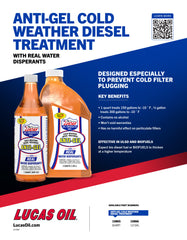 Lucas Oil Anti-Gel Cold Weather Diesel Treatment 1-Quart 20865