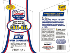 Lucas Oil Anti-Gel Cold Weather Diesel Treatment 1/2-Gallon 20866
