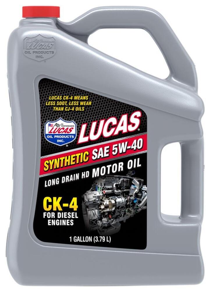 Lucas OIL SAE 5W-40 Synthetic Diesel Engine CK-4 Motor Oil 1-Gallon 21178