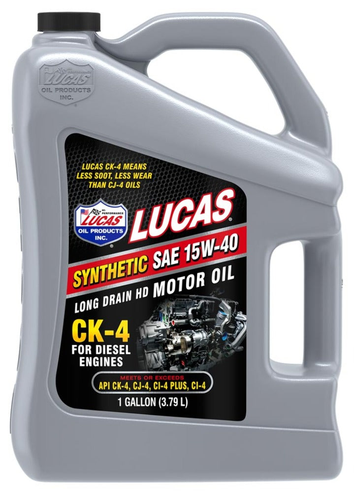 Lucas OIL SAE 15W-40 Synthetic Diesel Engine CK-4 Motor Oil 1-Gallon 21247