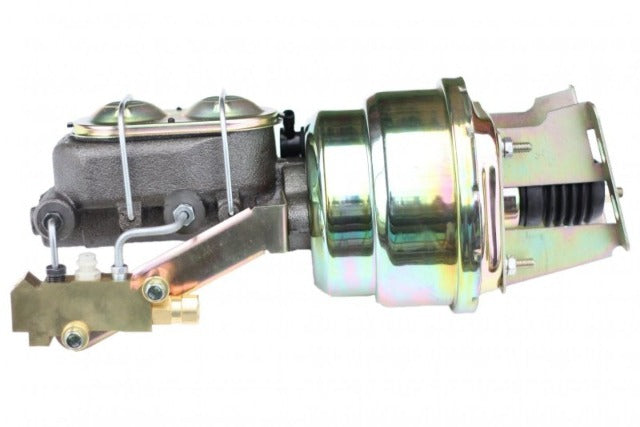 LEED Brakes 3K1A3 7 in Dual Power Booster ,1-1/8in Bore, side valve disc/disc (Zinc)