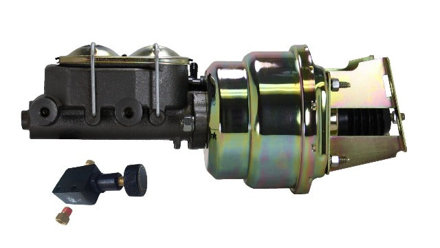 LEED Brakes 3S105 7 in Dual Power Booster ,1-1/8in Bore, Adj Prop Valve (Zinc)