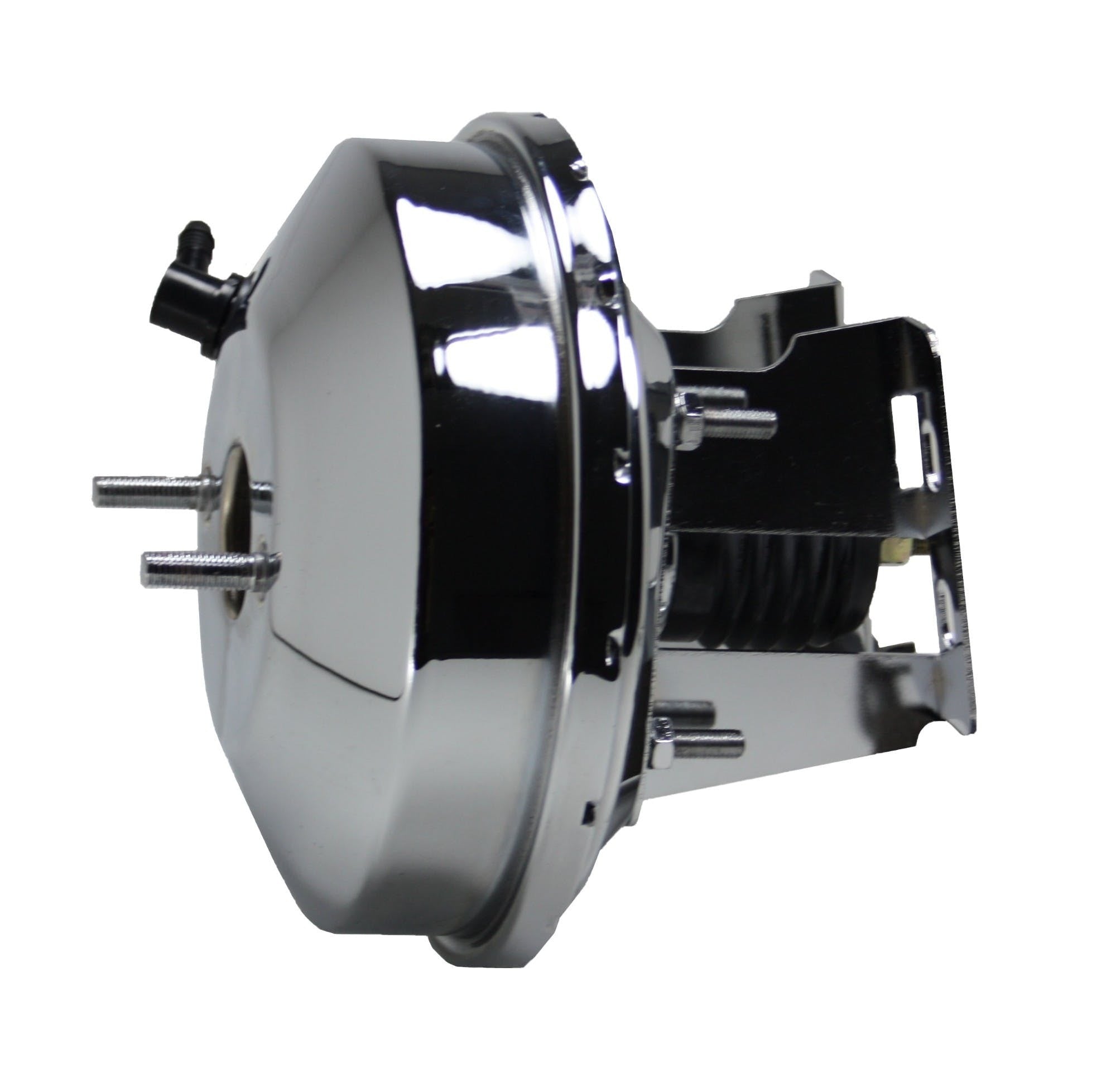 LEED Brakes 4R6 9 in Power Booster , 1-1/8in Bore Aluminum polished Master (Chrome)
