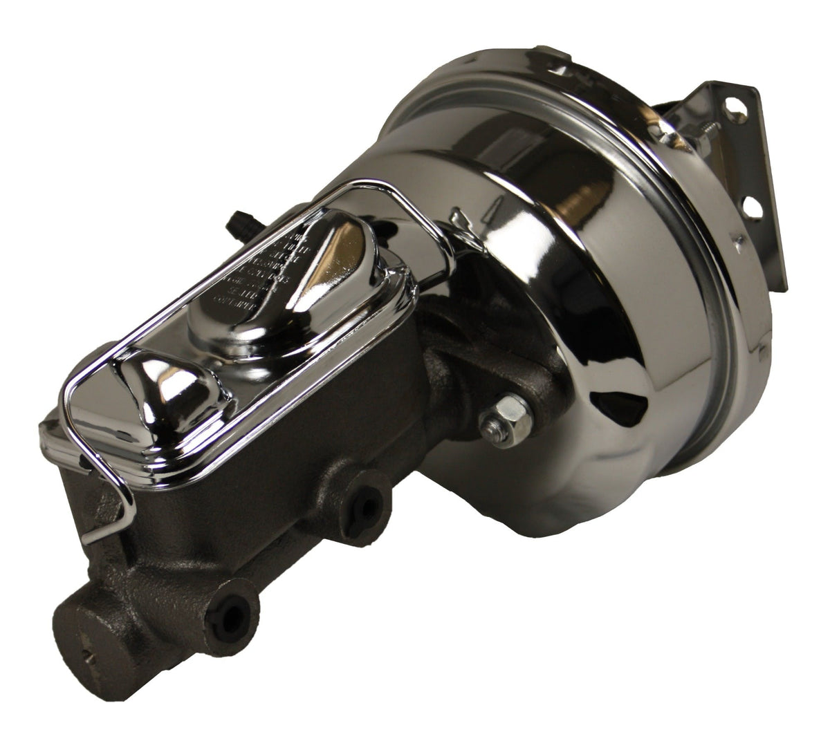 LEED Brakes 6J4 7 in Power Brake Booster , 1 in Bore Master  (chrome)