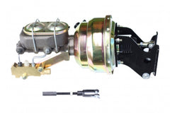 LEED Brakes 781A1 8 in Dual Power Booster , 1-1/8in Bore, side valve, disc/drum (Zinc)