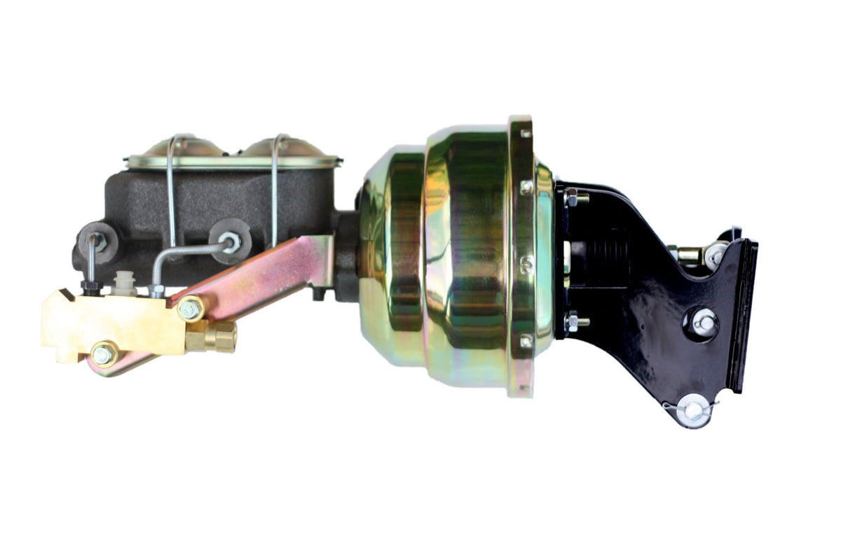 LEED Brakes 781A3 8 in Dual Power Booster , 1-1/8in Bore, side valve, disc/disc (Zinc)