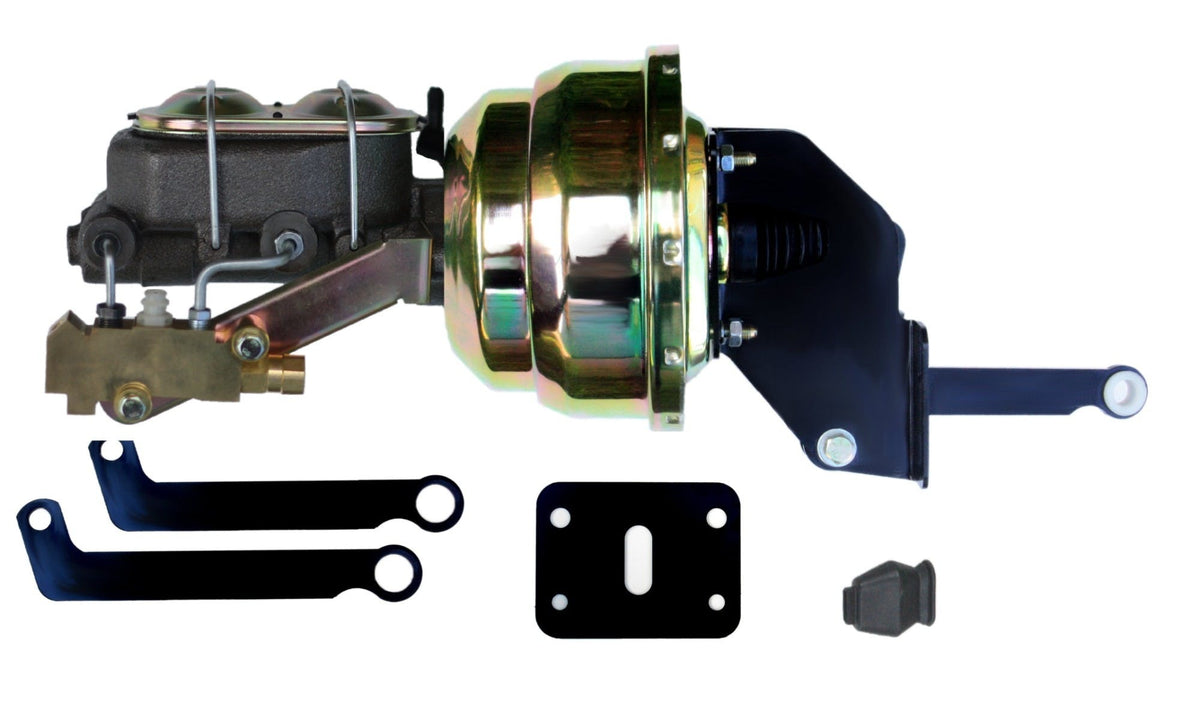 LEED Brakes A81A3 8 in Dual Power Booster , 1-1/8in Bore Master w/ disc/disc valve