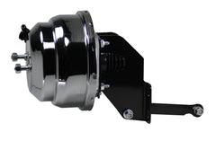 LEED Brakes A9FB2 8 in Dual Power Booster , 1 in Bore Master w/ disc/drum valve (Chrome)