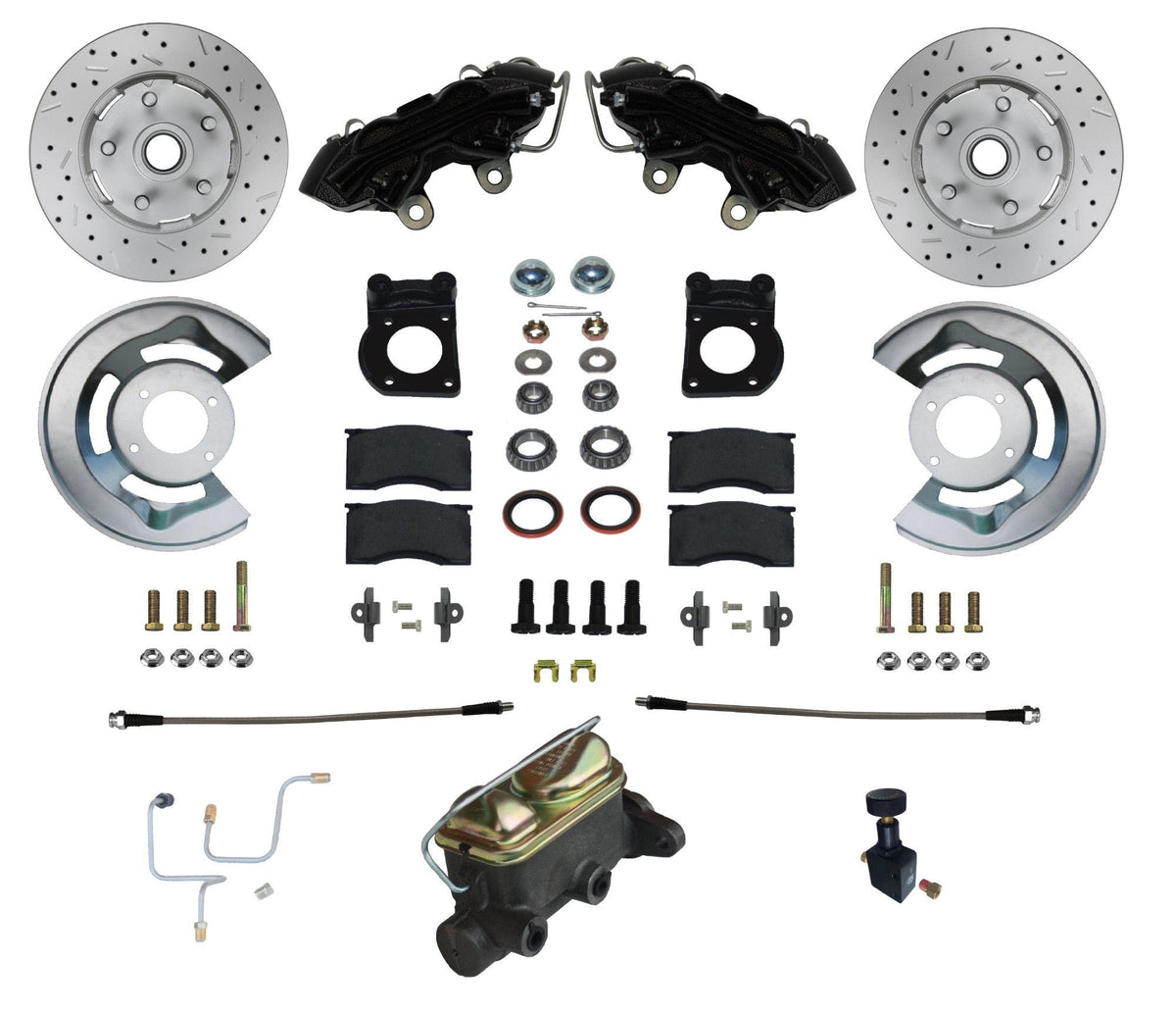 LEED Brakes BFC0001-405X MaxGrip XDS Manual Conversion Kit Black Powder Coat