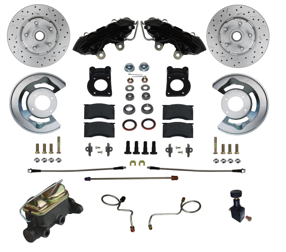 LEED Brakes BFC0003-405X MaxGrip XDS Manual Conversion Kit - Black Powder Coat