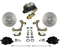 LEED Brakes BFC1010-3A1X Front Disc Brake Conversion, Manual Disc/Drum - MaxGrip XDS - Black