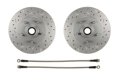 LEED Brakes BFC1010-K105X Front Disc Brake Conversion, Power Adjustable - MaxGrip XDS - Black