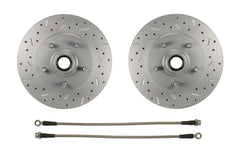 LEED Brakes BFC1011-3A3X Front Disc Brake Conversion, Manual Disc/Disc - MaxGrip XDS - Black
