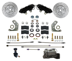 LEED Brakes BFC2002-C05X Mopar B and E Body MaxGrip XDS Manual Conversion Kit - Black Powder Coat
