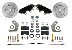 LEED Brakes BFC2002SMX Mopar B and E Body MaxGrip XDS Conversion Kit - Spindle Mount - Black Powder Coat