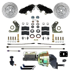 LEED Brakes BFC2003-8405X Mopar C  Body  MaxGrip XDS Power Conversion Kit - Black Powder Coat