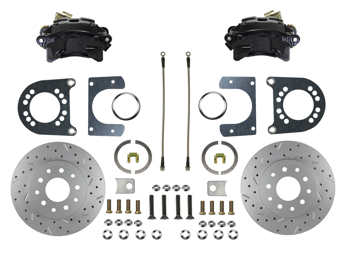 LEED Brakes BRC0001X Rear Disc Brake Kit - Small Bearing - Black - MaxGrip