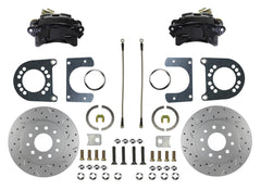 LEED Brakes BRC0001X Rear Disc Brake Kit - Small Bearing - Black - MaxGrip