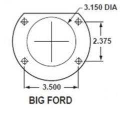 LEED Brakes BRC0002X Rear Disc Brake Kit - Large Bearing - Black - MaxGrip