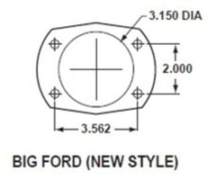 LEED Brakes BRC0003X Rear Disc Brake Kit - Large Bearing - Black - MaxGrip