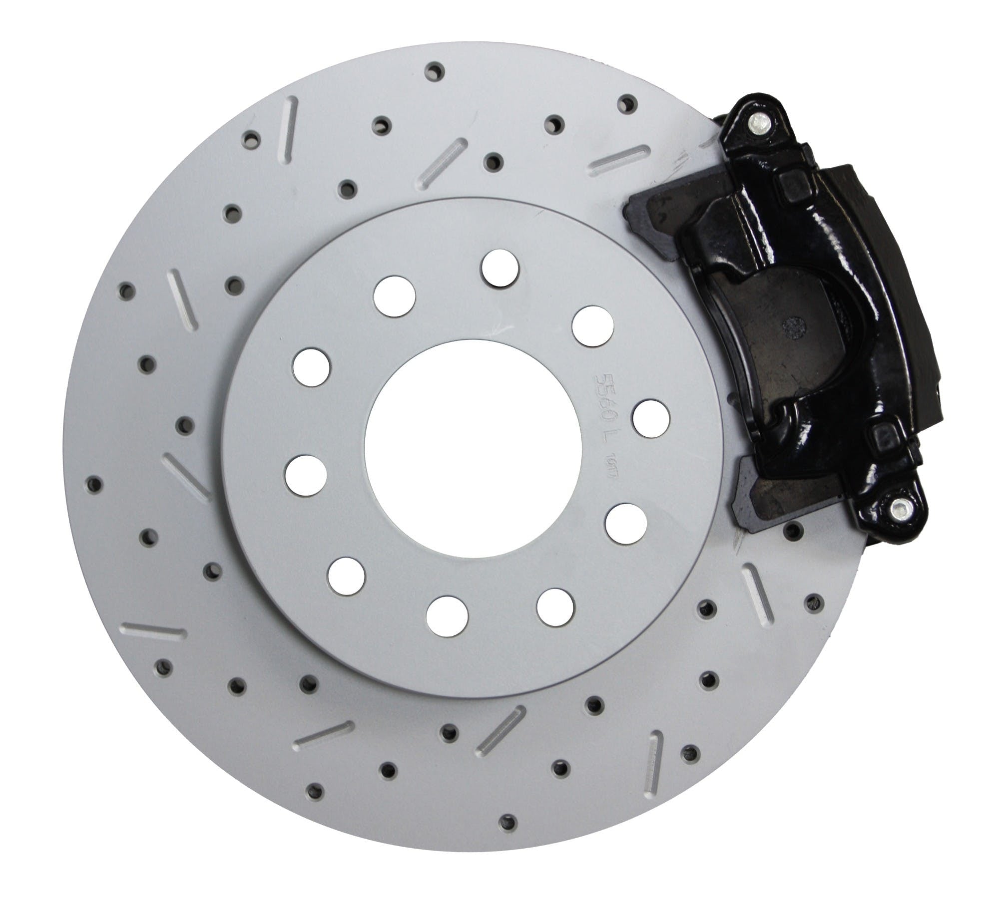 LEED Brakes BRC1007X Rear Disc Brake Conversion with MaxGrip XDS Rotors Black Powder Coated