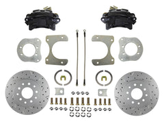 LEED Brakes BRC3001X Rear Drum to Disc Brake Conversion Kit - 11 inch Rotor - MaxGrip - Black