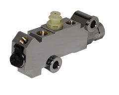 LEED Brakes ET6B2 7 in Dual Power Booster , 1-1/8in Bore, side valve, disc/drum (Chrome)