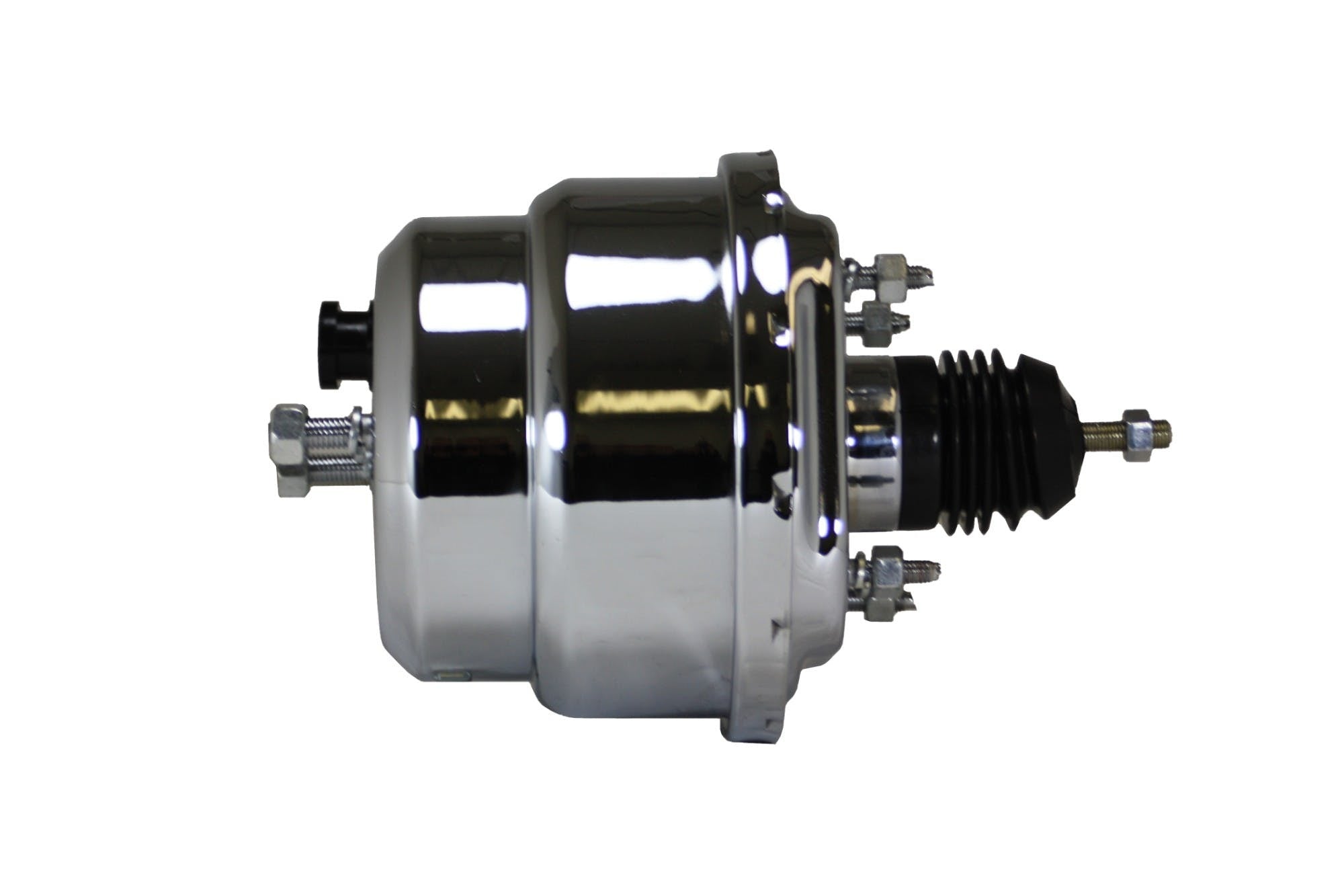 LEED Brakes ET6F7 7 in Dual Power Booster , 1-1/8in Bore, Adj. Combo Valve (Chrome)