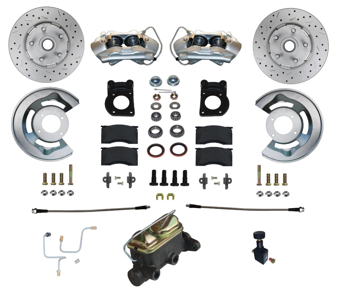 LEED Brakes FC0001-405X Manual Front Disc Brake Conversion Kit w/ MaxGrip XDS