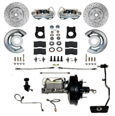 LEED Brakes FC0003-3405AX Power Front Disc Brake Conversion Kit - Auto Trans w/ MaxGrip XDS