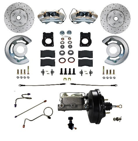 LEED Brakes FC0004-W405X Power Front Disc Brake Conversion Kit w/ MaxGrip XDS