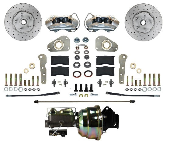 LEED Brakes FC0025-8307X Power Front Disc Brake Conversion Kit w/ MaxGrip XDS