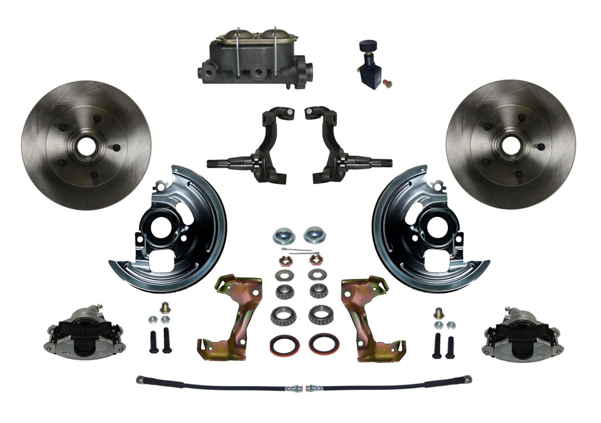 LEED Brakes FC1002-305 Manual Front Disc Conversion Kit - Adj Valve