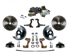 LEED Brakes FC1002-E1A3 Power Front Disc Kit - 9 in - Disc Disc - Zinc