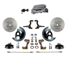 LEED Brakes FC1002-F05X Manual Front Disc Conversion Kit - Adj Valve - MaxGrip - Chrome