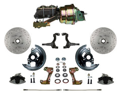 LEED Brakes FC1002-K1A1X Power Front Disc Kit - 7 in - Disc Drum - MaxGrip XDS - Zinc