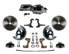 LEED Brakes FC1002-L605 Power Front Disc Kit - 7 in - Adj Valve - Chrome