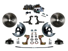 LEED Brakes FC1002-NB05 Power Front Disc Kit - 8 in - Adj Valve - Chrome