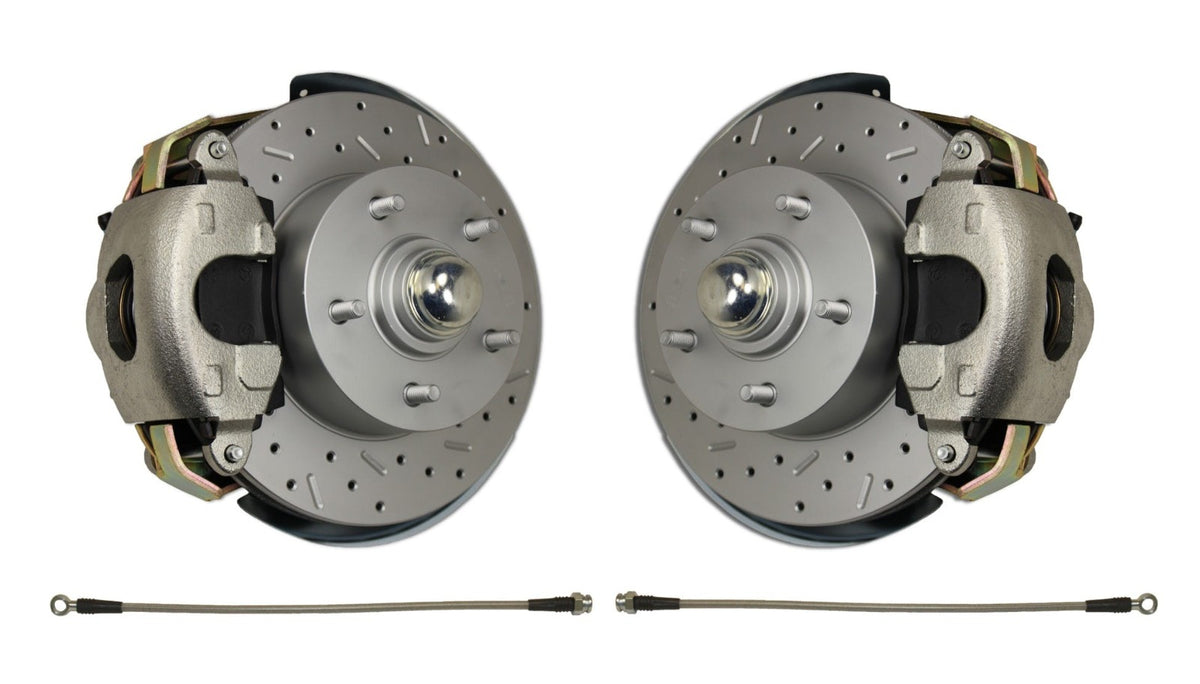 LEED Brakes FC1002SMX Front Disc Brake Conversion - Spindle Mount Kit - MaxGrip