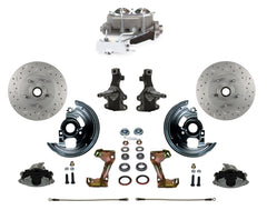 LEED Brakes FC1003-EA1X Manual Front Disc Conversion Kit - Disc Drum - MaxGrip - Zinc