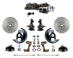 LEED Brakes FC1003-LB05X Power Front Disc Kit - 7 in - Adj Valve - MaxGrip XDS - Chrome