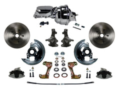 LEED Brakes FC1003-N605 Power Front Disc Kit - 8 in - Adj Valve - Chrome