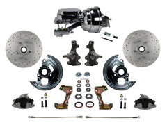LEED Brakes FC1003-N6B4X Power Front Disc Kit - 8 in - Disc Disc - MaxGrip XDS - Chrome