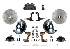 LEED Brakes FC1006-305X Manual Front Disc Conversion Kit - Adj Valve - MaxGrip XDS