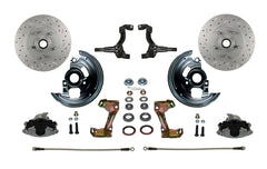 LEED Brakes FC1006SMX Front Disc Brake Conversion - Spindle Mount Kit - MaxGrip